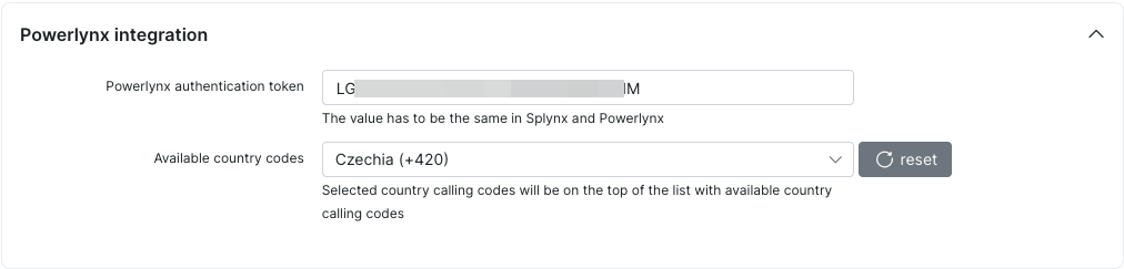 Splynx token