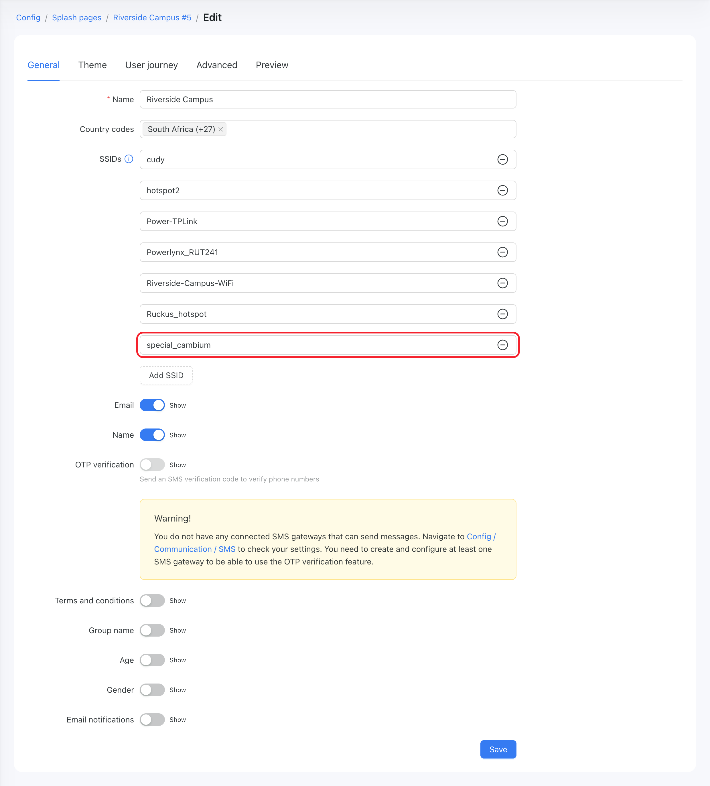 Cambium NAS identifier 4
