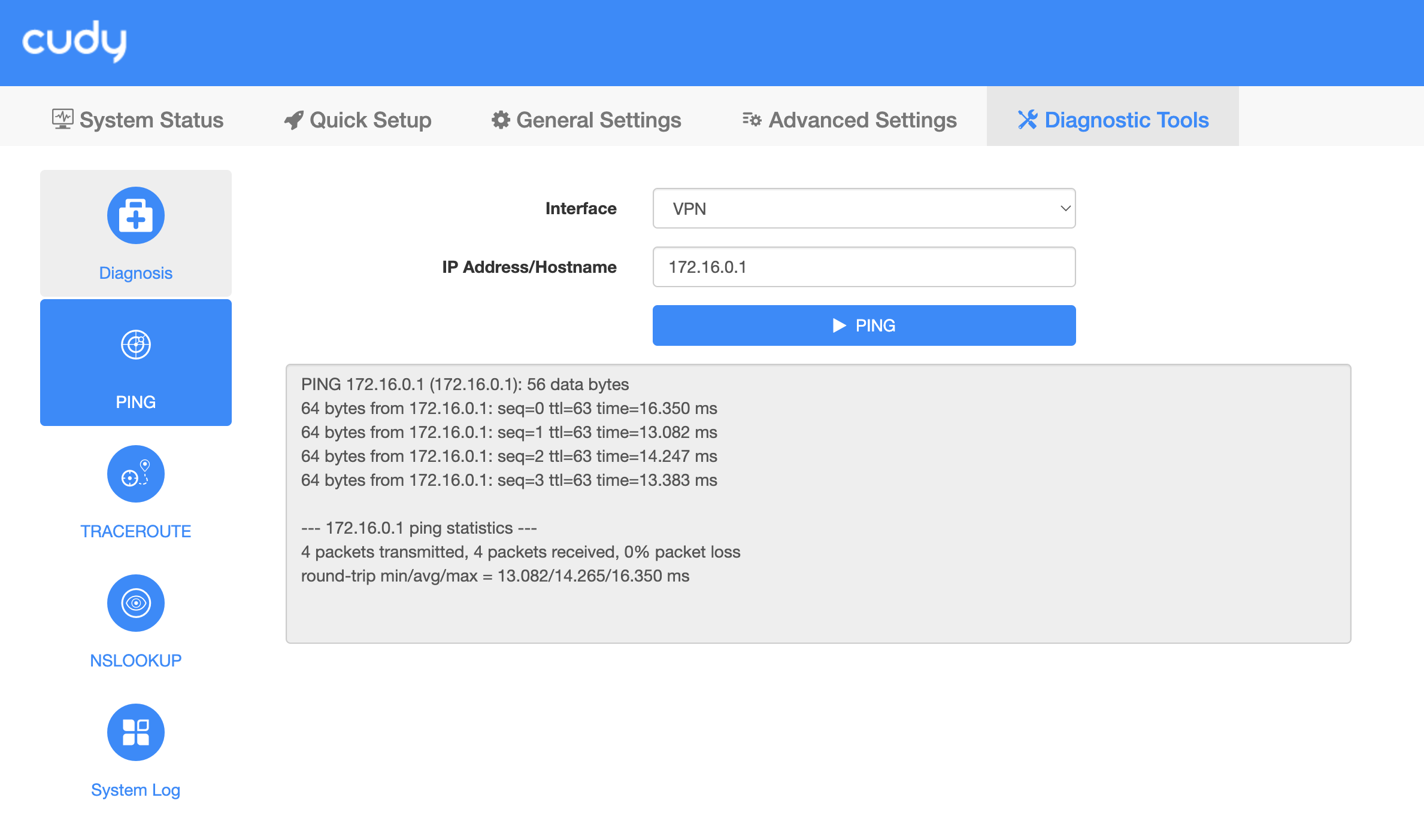 Cudy setup VPN