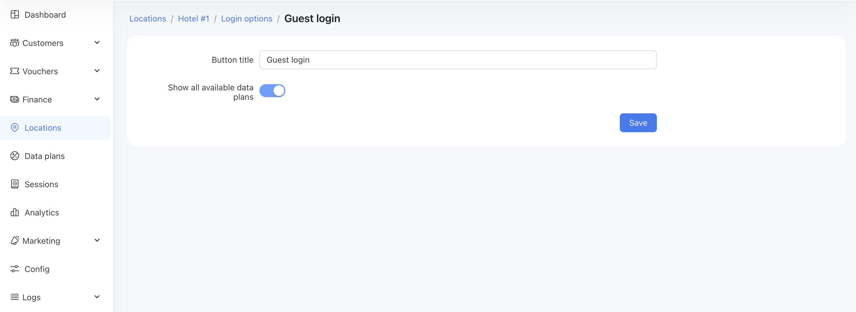 Guest login