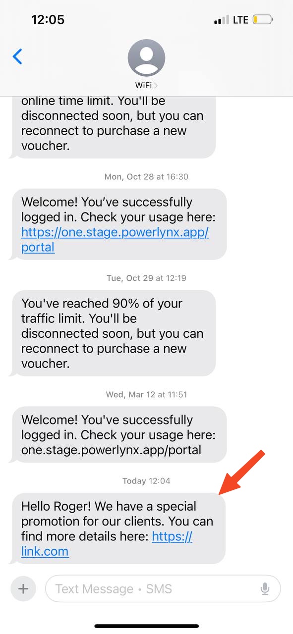 Iphone SMS