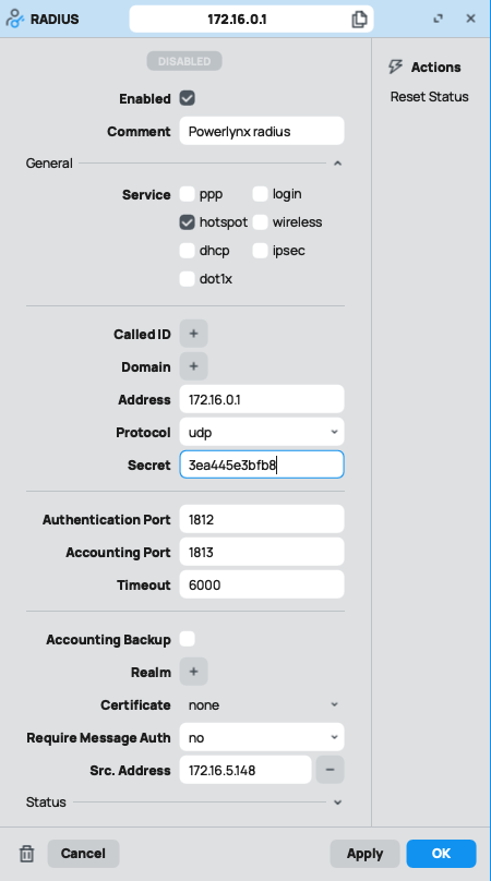 radius-server