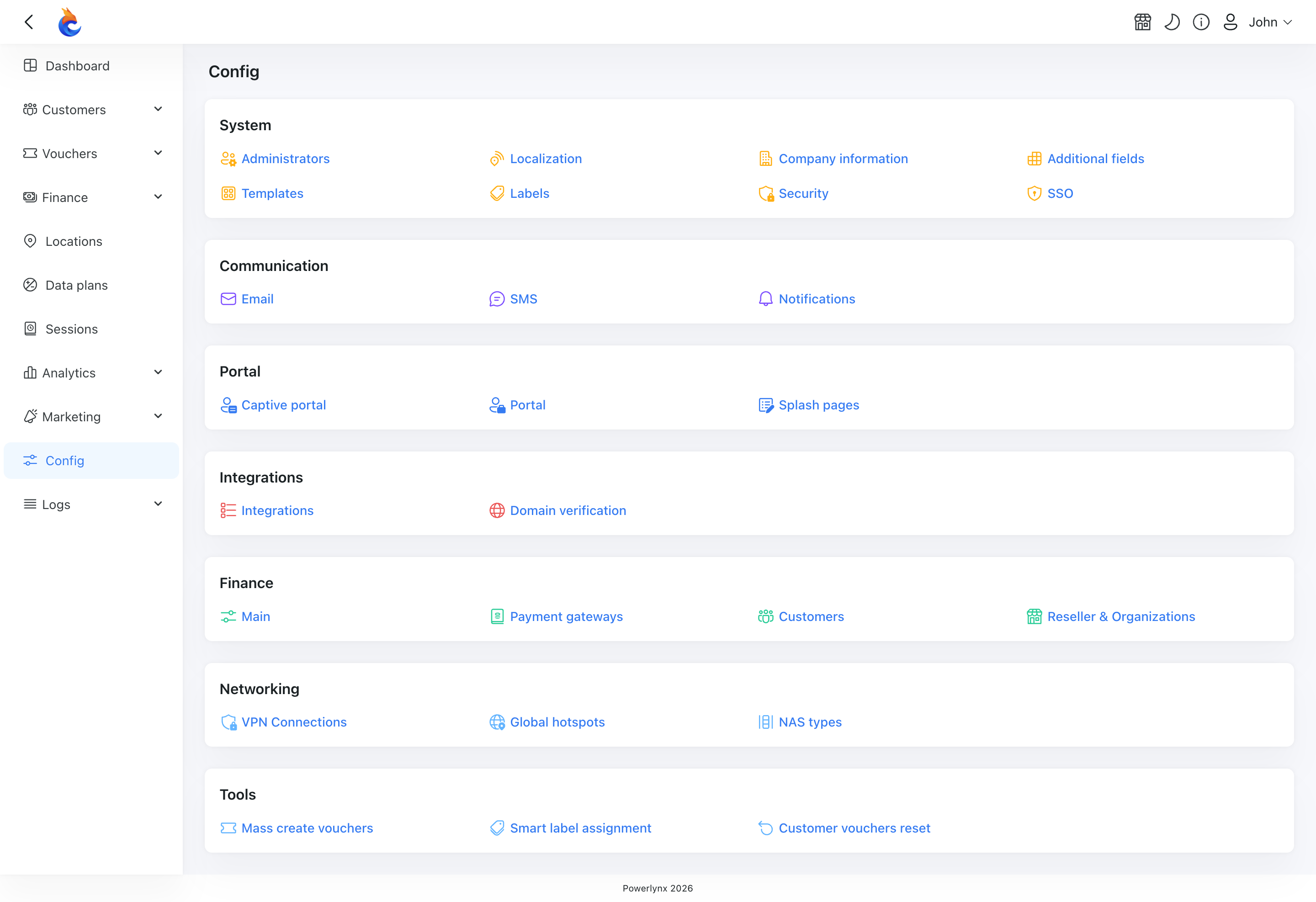 Config/Tools/Mass create vouchers