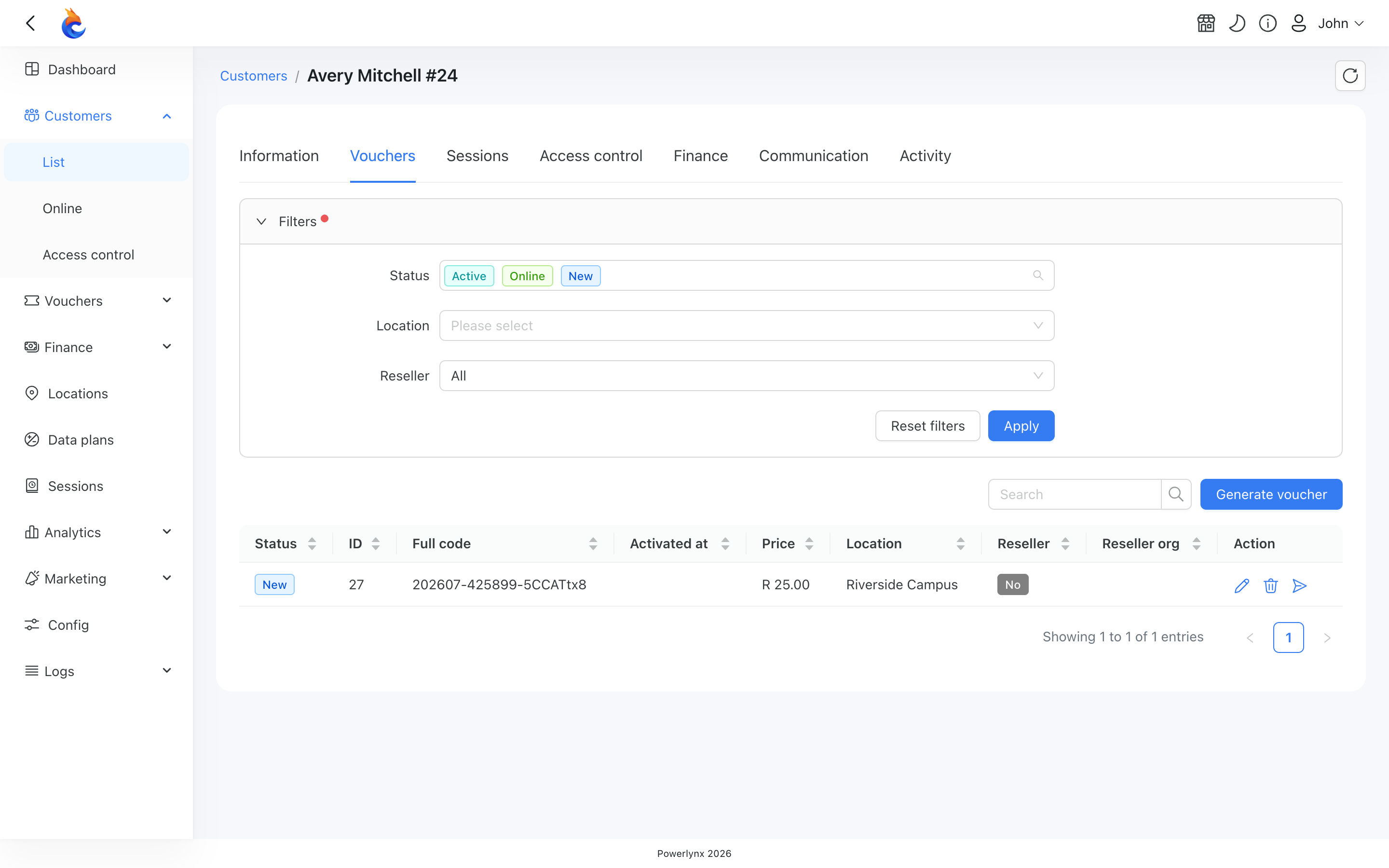 Config/Tools/Mass create vouchers/Step6